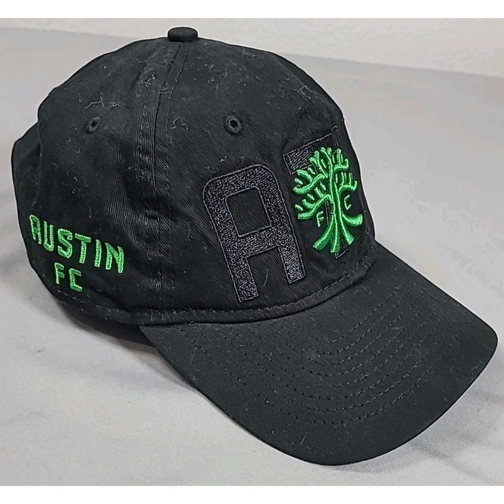 Austin FC Baseball Hat Cap Black Adjustable New Era 9Twenty MLS Soccer Football